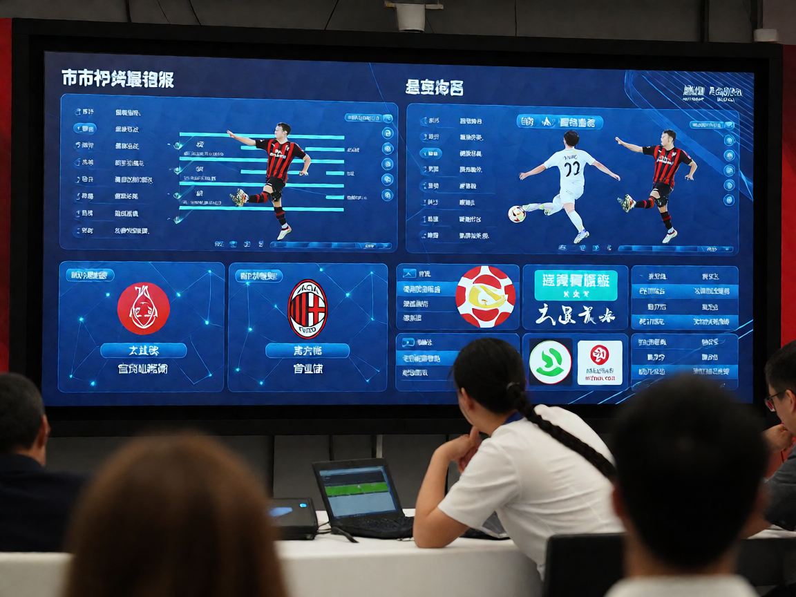 体育数据中心大屏可视化展示界面